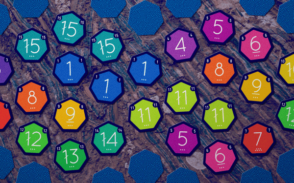 Troika token lays on board