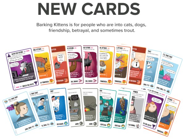 Barking Kitten New Cards