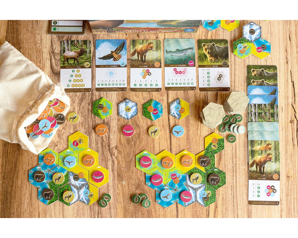 Cascadia in playing area