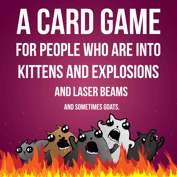 Exploding Kittens Party Pack Edition tagline