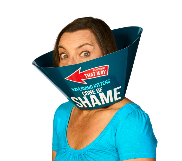 Exploding Kittens Recipes For Disaster human size cone