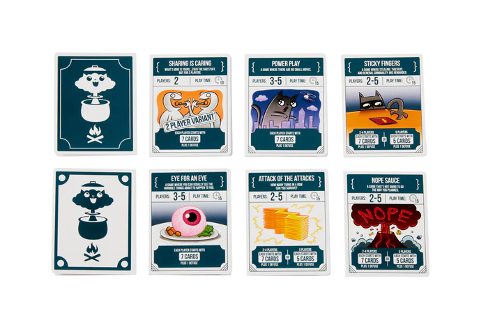 Exploding Kittens Recipes For Disaster new cards