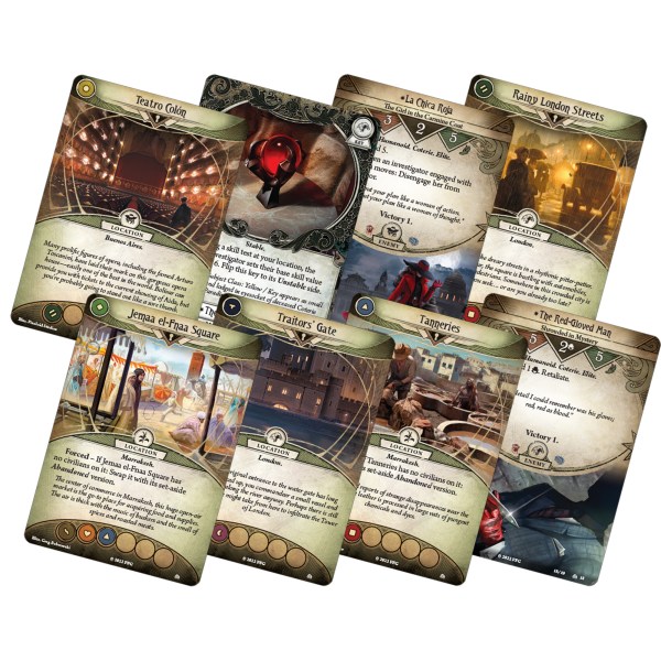 Arkham Horror: The Card Game - The Scarlet Keys Campaign Expansion new cards