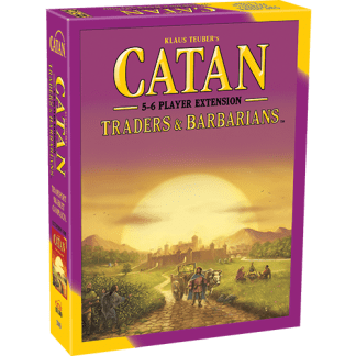 Catan: Traders & Barbarians 5-6 Player Extension (5th Edition) Front of the box right angle