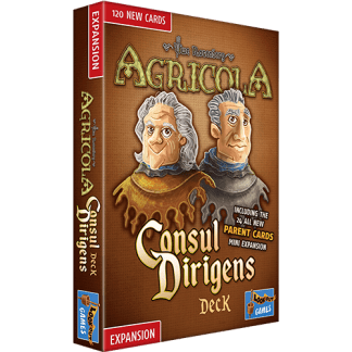 Agricola: Consul Dirigens Deck front of the box right angle