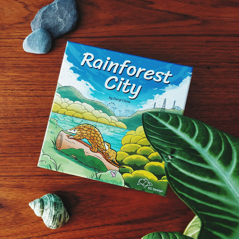RainForest City front of the box with lifestyle