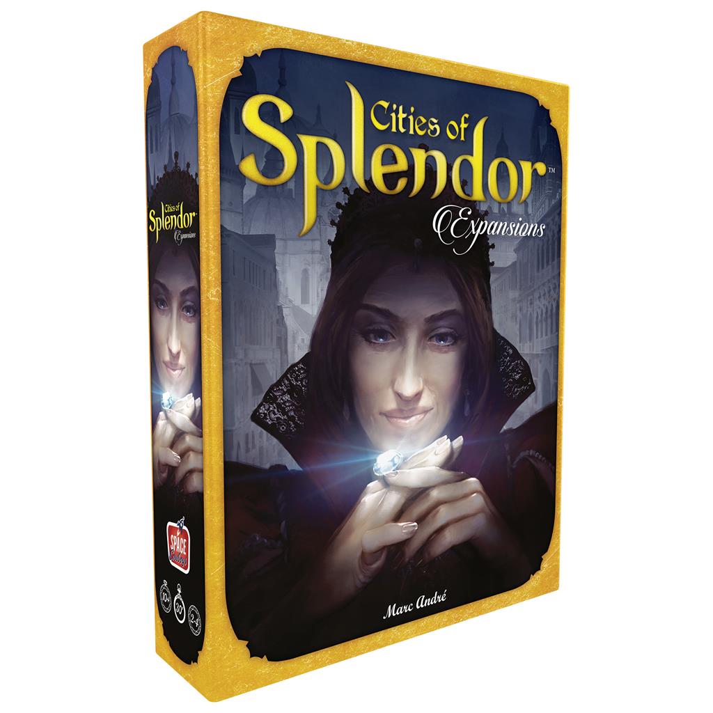 Cities of Splendor front of the box right angle