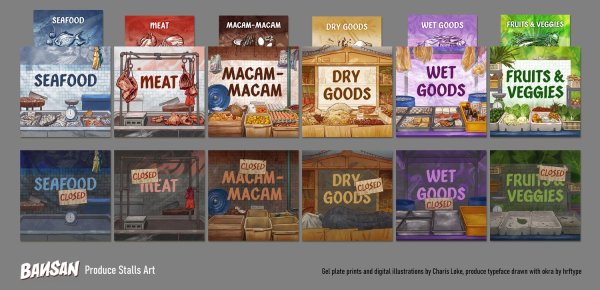 Bansan stall line up