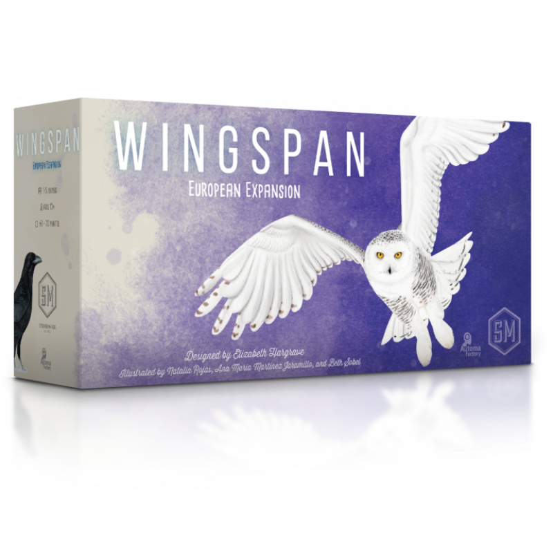 Wingspan European Expansion Front of the box right angle