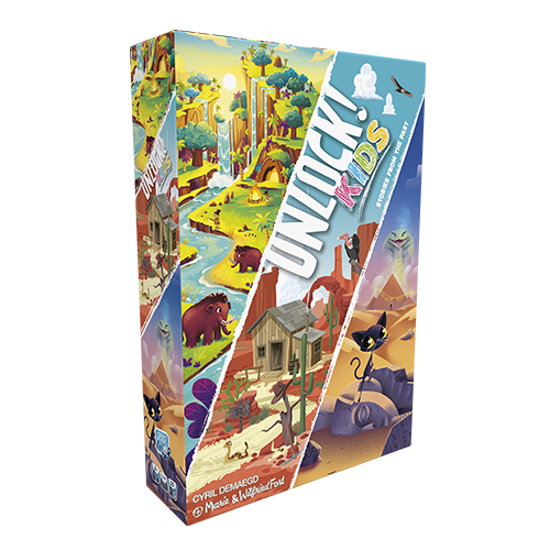 Unlock! Kids Stories from the Past front of the box left angle