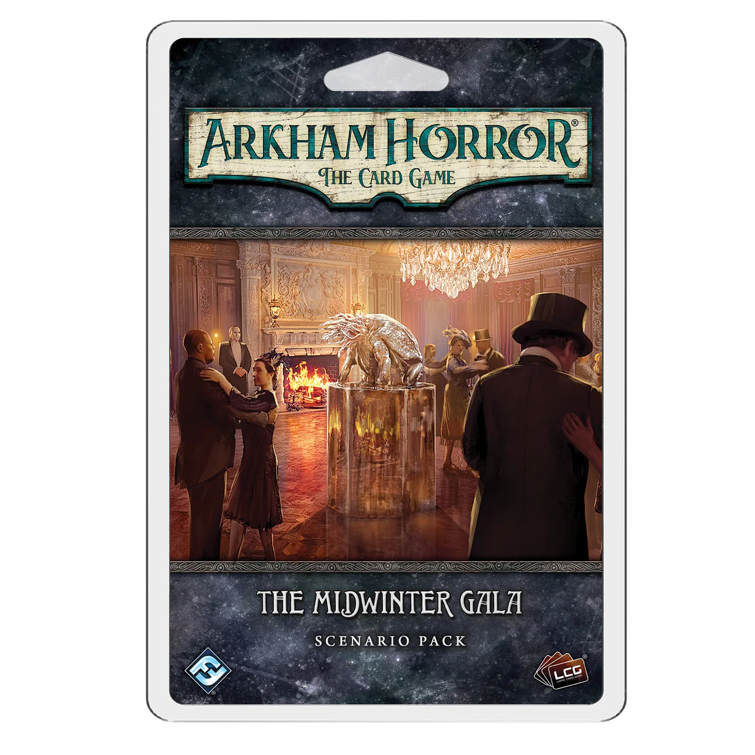 Arkham Horror: The Card Game - The Midwinter Gala Scenario Pack front of the pack