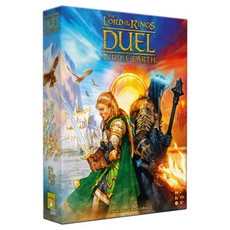 The Lord of the Rings: Duel for Middle-Earth front of the box right angle