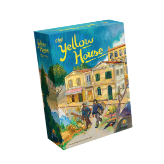 The Yellow House front of the box right angle