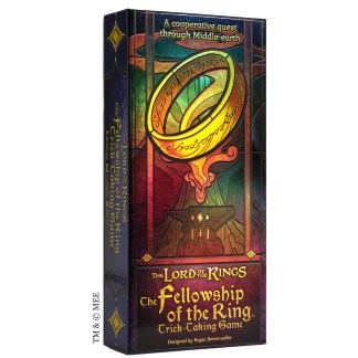 The Fellowship of the Ring: Trick-Taking Game front of the box right angle