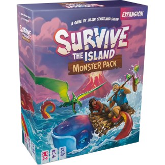 Survive The Island: Monster Pack front of the box right angle