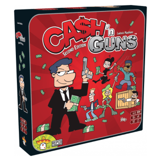 Ca$h 'n Gun$ front of the box left angle