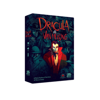 Dracula vs Van Helsing front of the box left angle