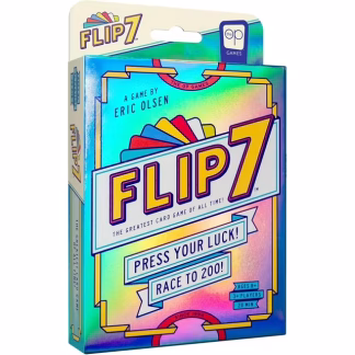Flip 7 front of the box left angle