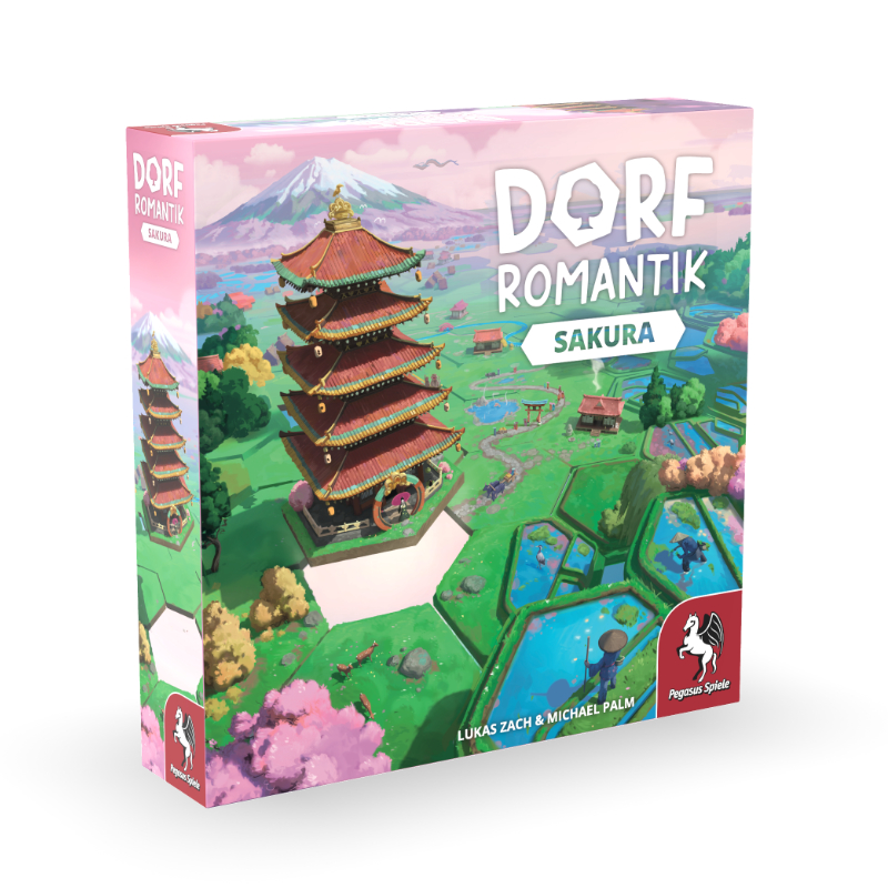 Dorfromantik: Sakura front of the box left angle