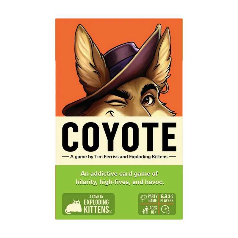 Coyote front of the box