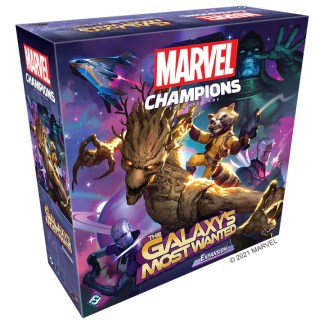 Marvel Champions: The Card Game - The Galaxy’s Most Wanted Expansion front of the box left angle