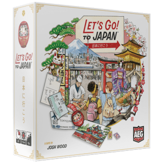 Let's Go! To Japan front of the box left angle