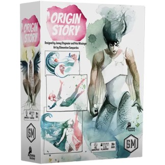 Origin Story front of the box left angle