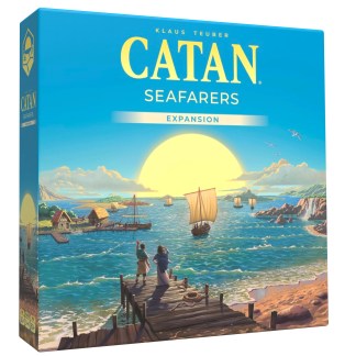 Catan: Seafarers (6th Edition) front of the box left angle