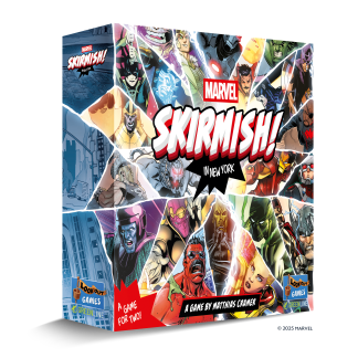 MARVEL: Skirmish! In New York front of the box left angle