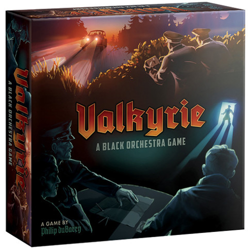 Valkyrie: A Black Orchestra Game front of the box left angle