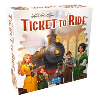 Ticket to Ride Refresh front of the box left angle