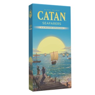 CATAN – Seafarers 5-6 Player Extension (6th Edition) front of the box left angle