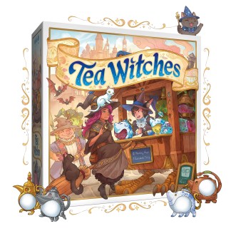 Tea Witches front of the box left angle