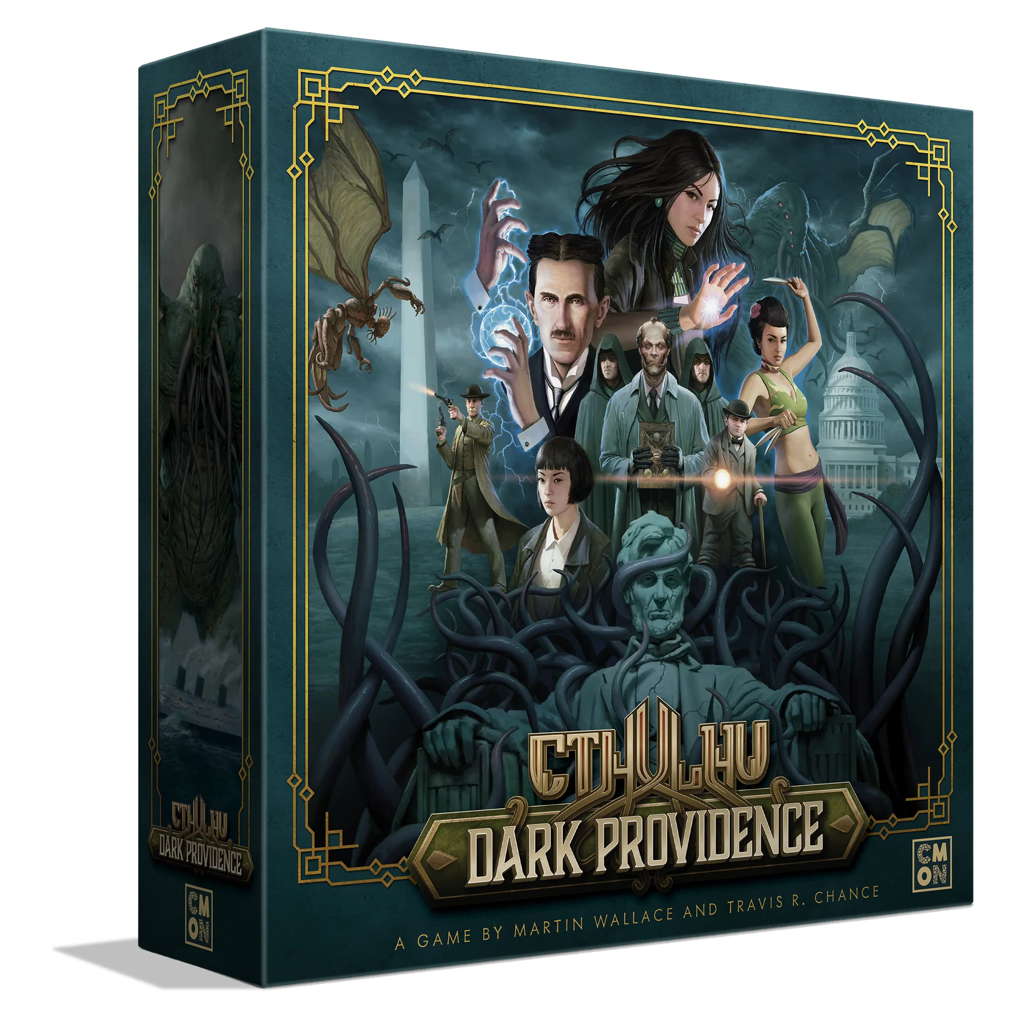 Cthulhu: Dark Providence front of the box left angle