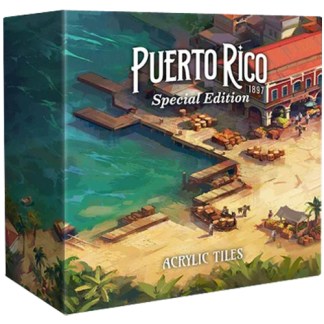 Puerto Rico 1897 Special Edition - Acrylic Tiles front of the box left angle