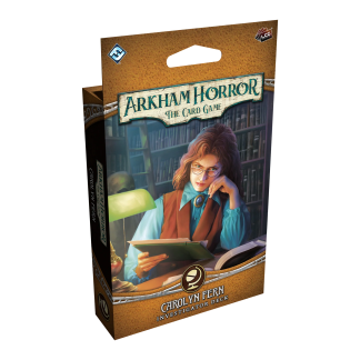 Arkham Horror: The Card Game - Carolyn Fern Investigator Deck front of the box left angle