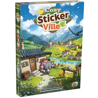 Cozy Stickerville front of the box left angle
