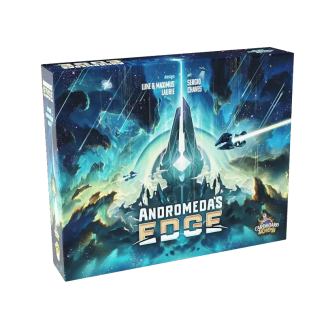 Andromeda's Edge front of the box left angle