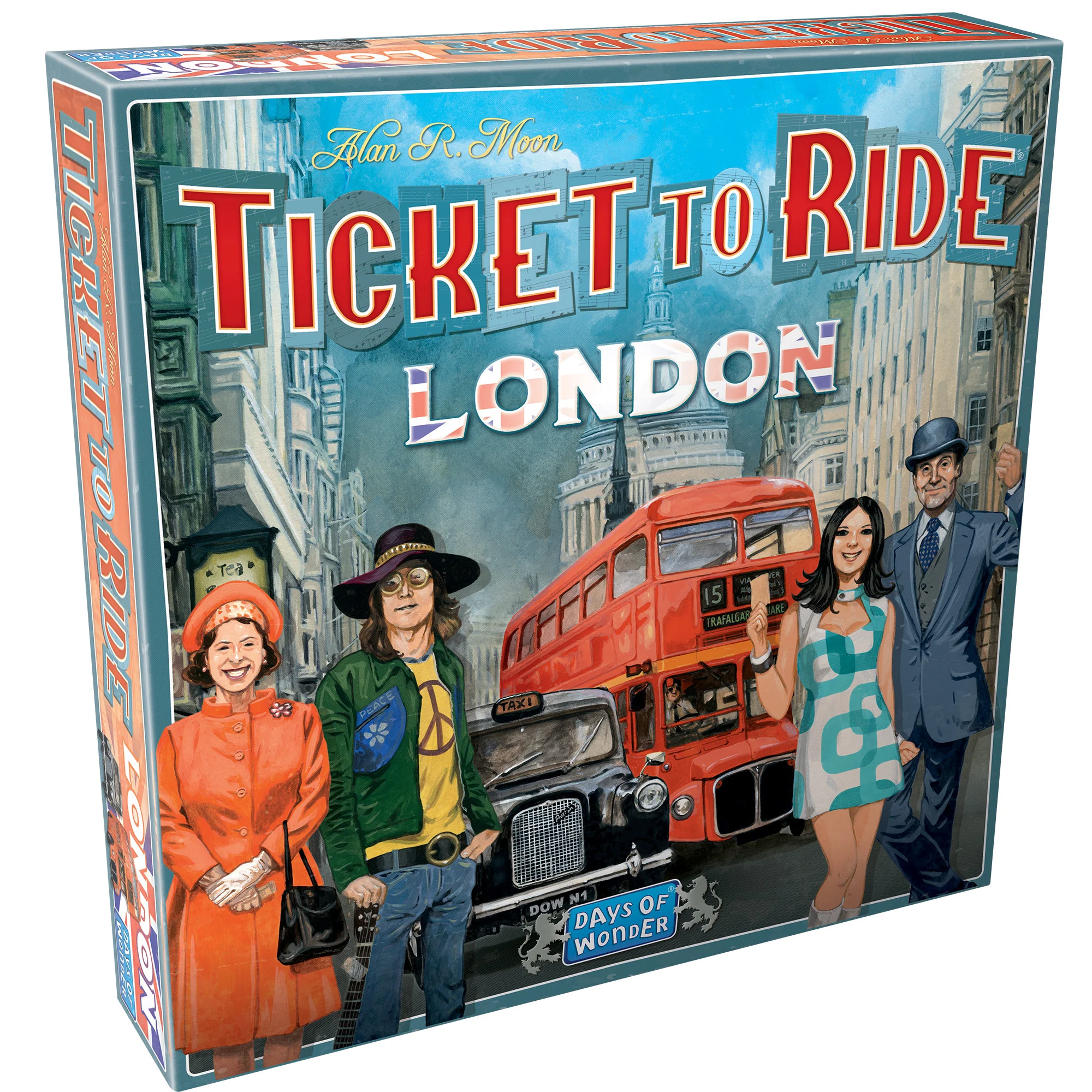 Ticket to Ride: London front of the box left angle