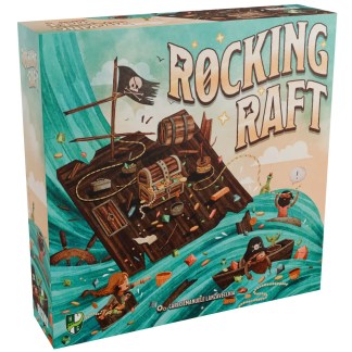 Rocking Raft front of the box left angle