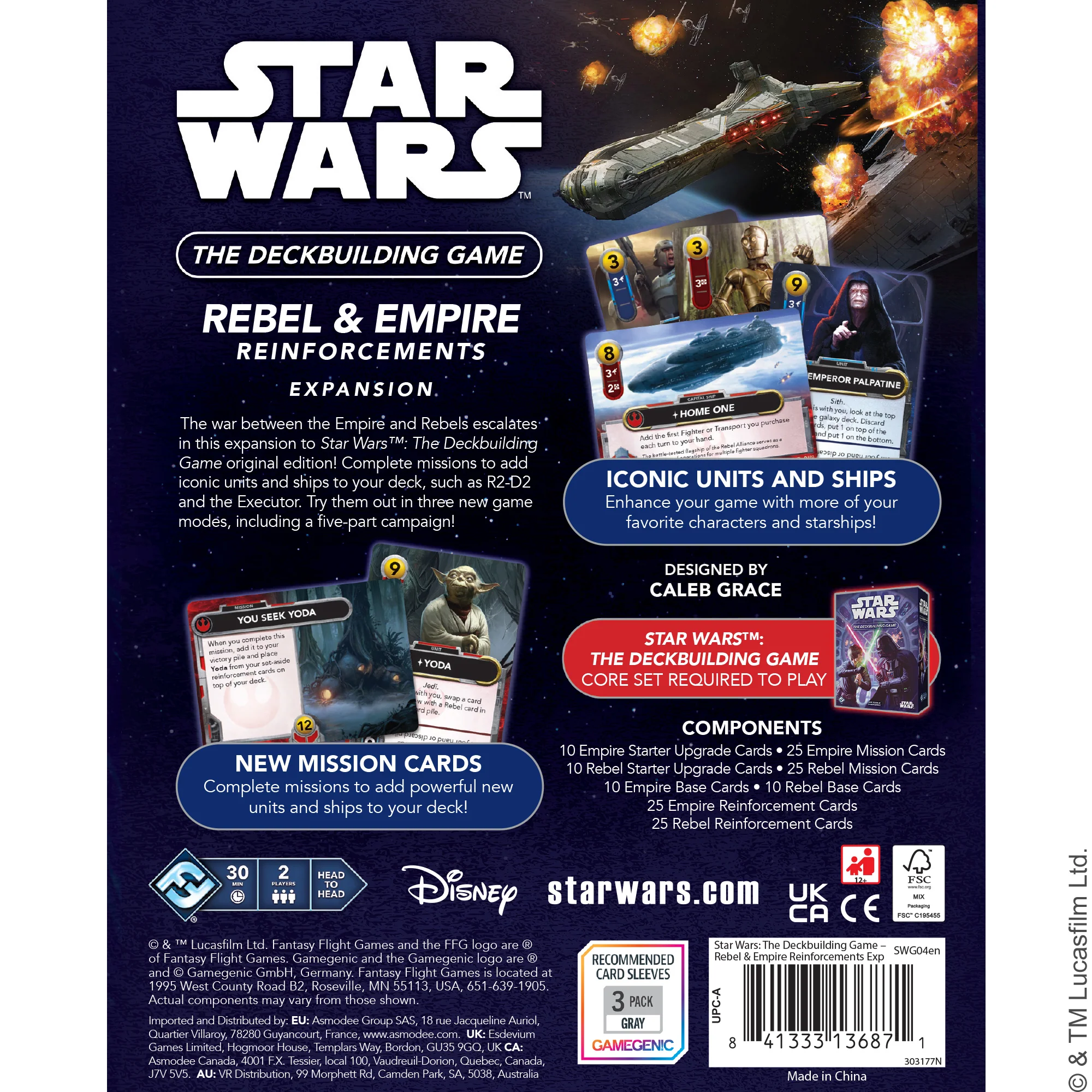 Star Wars: The Deckbuilding Game – Rebel & Empire Reinforcements Expansion - Image 3