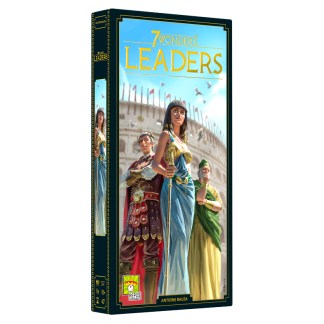 7 Wonders (2nd Edition): Leaders front of the box left angle
