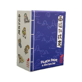 Pilgrim Poker front of the box left angle