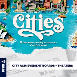 Cities: City Achievements and Theaters front of the box