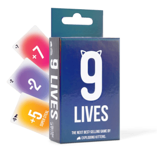 9 Lives front of the box left angle