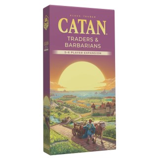 Catan: Traders & Barbarians 5-6 Player Extension (6th Edition) front of the box left angle